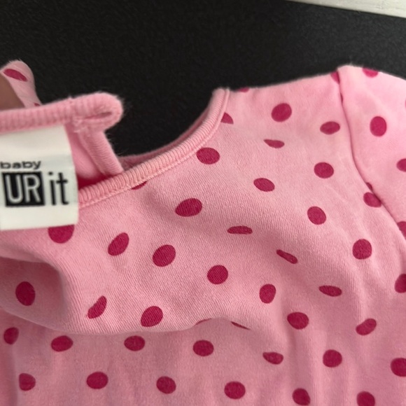 Pink Polka Dot Ruffle Dress 90’s - Picture 3 of 3